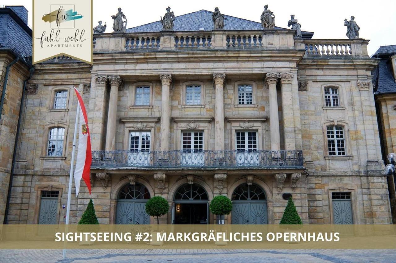 Semper Suite No1 - 2Zi Fewo 1-4 Pers, Balkon, Parkplatz, Hofgartennaehe Bayreuth Eksteriør billede
