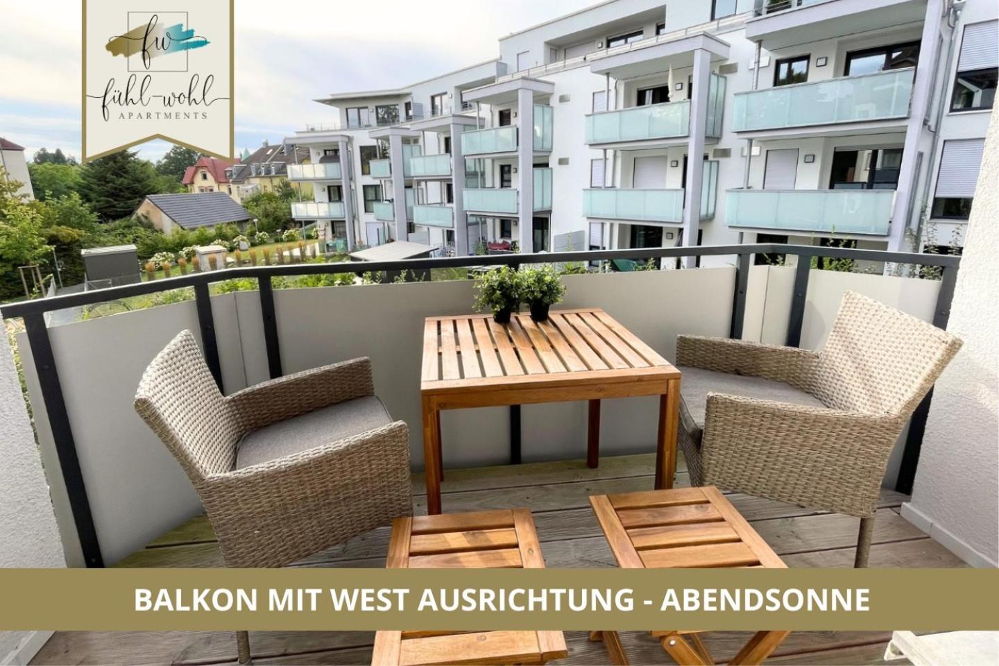 Semper Suite No1 - 2Zi Fewo 1-4 Pers, Balkon, Parkplatz, Hofgartennaehe Bayreuth Eksteriør billede